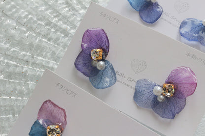 Hydrangea Wing No.143- Titanium Pierce(ピアス）