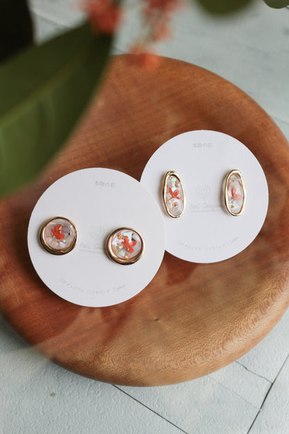 金木犀 Osmanthus Earring No.1