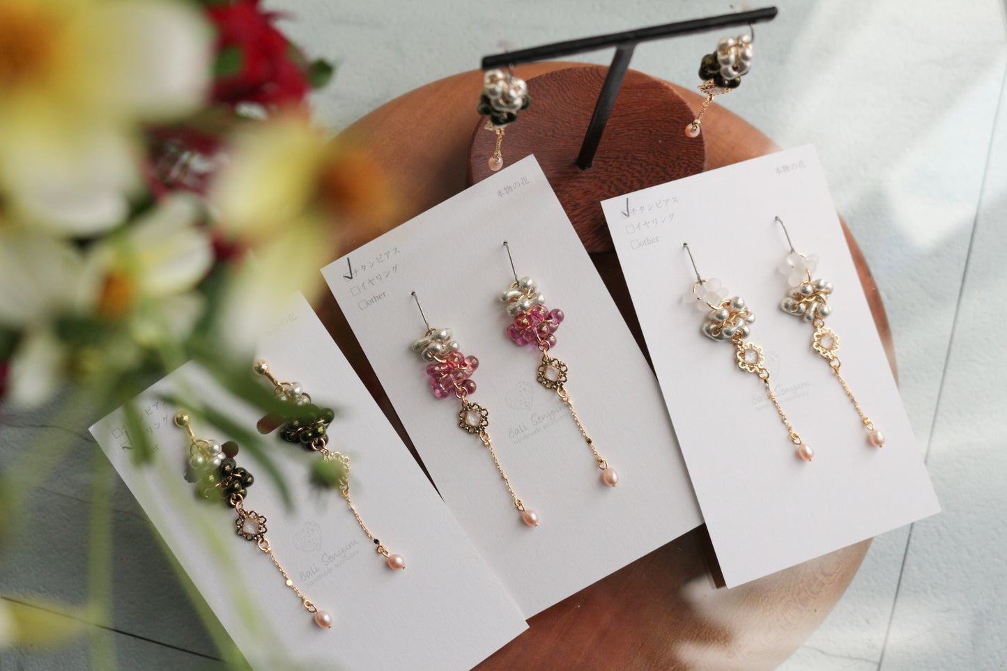 Flower Seventeen Earring No.1