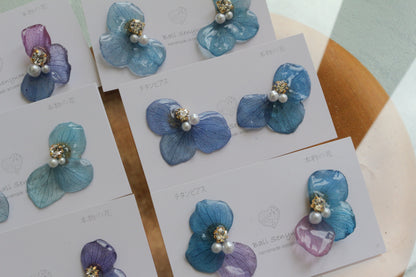 Hydrangea Wing No.145- Titanium Pierce(ピアス）