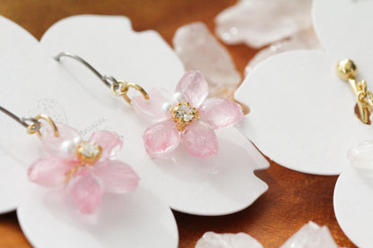 Dangling Someyoshino Sakura Earrings- Small #S020
