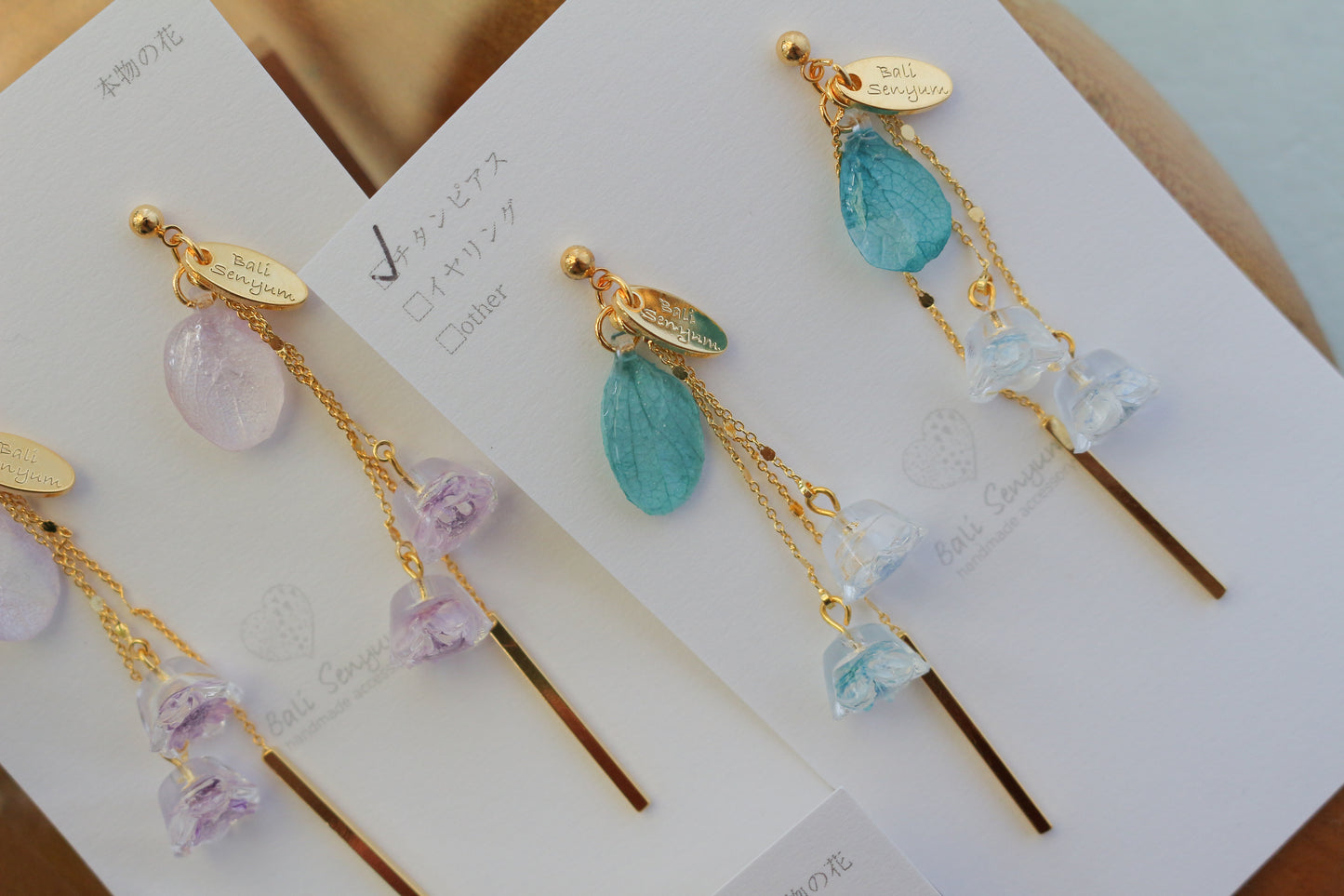 Floral Earring- 残暑の風　No.2