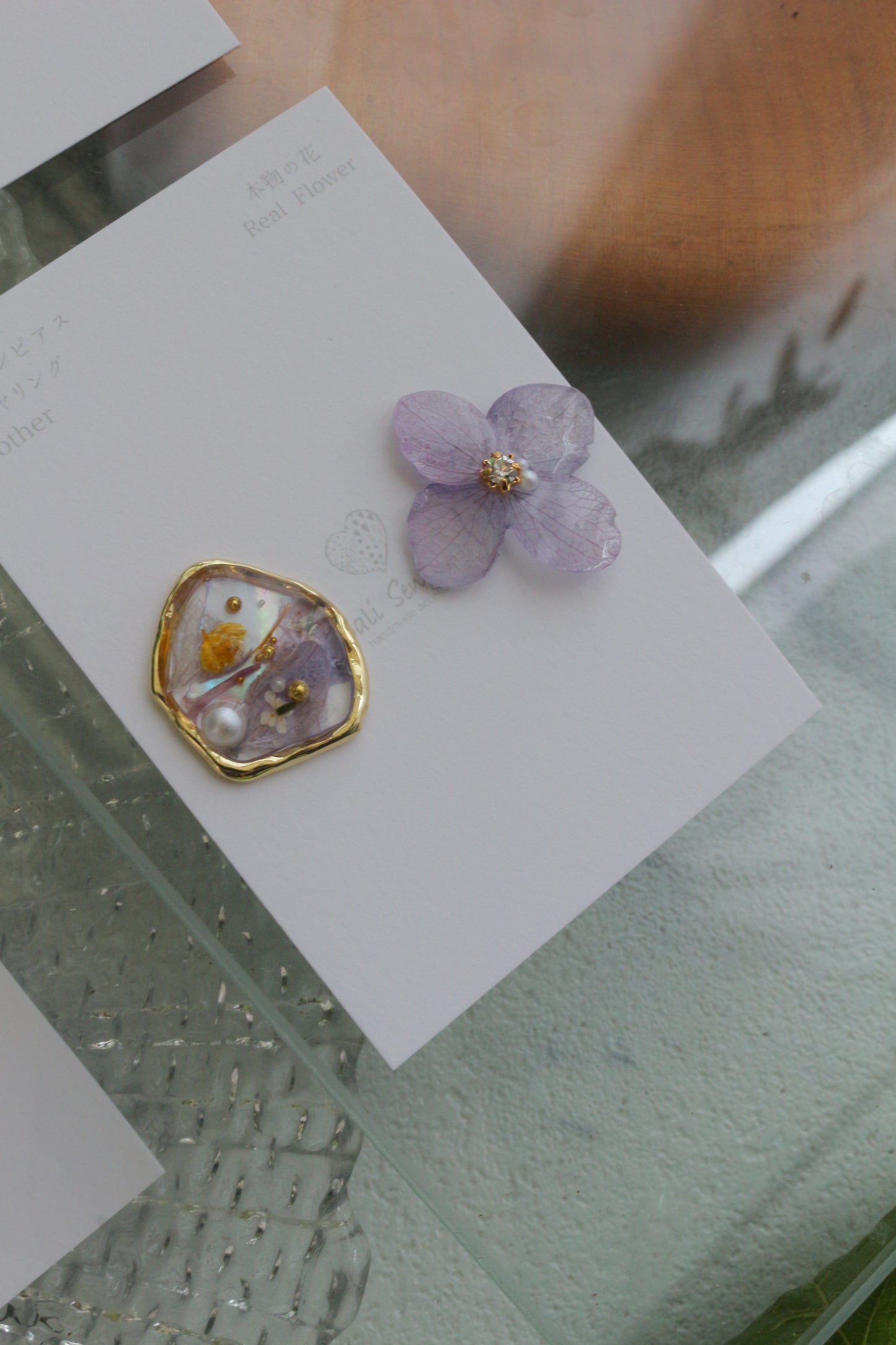 Hydrangea and Flower Medallion No.4 パーツ選べます。