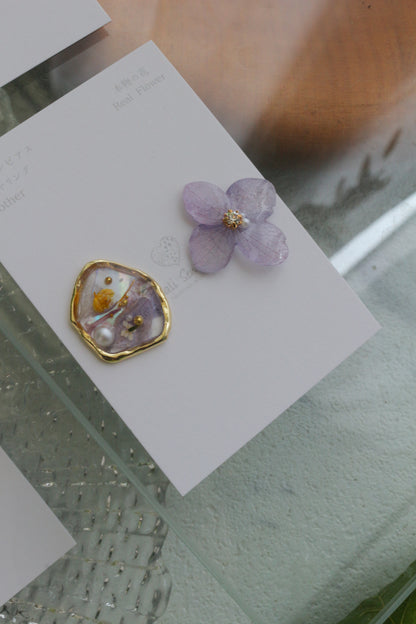 Hydrangea and Flower Medallion No.4 パーツ選べます。
