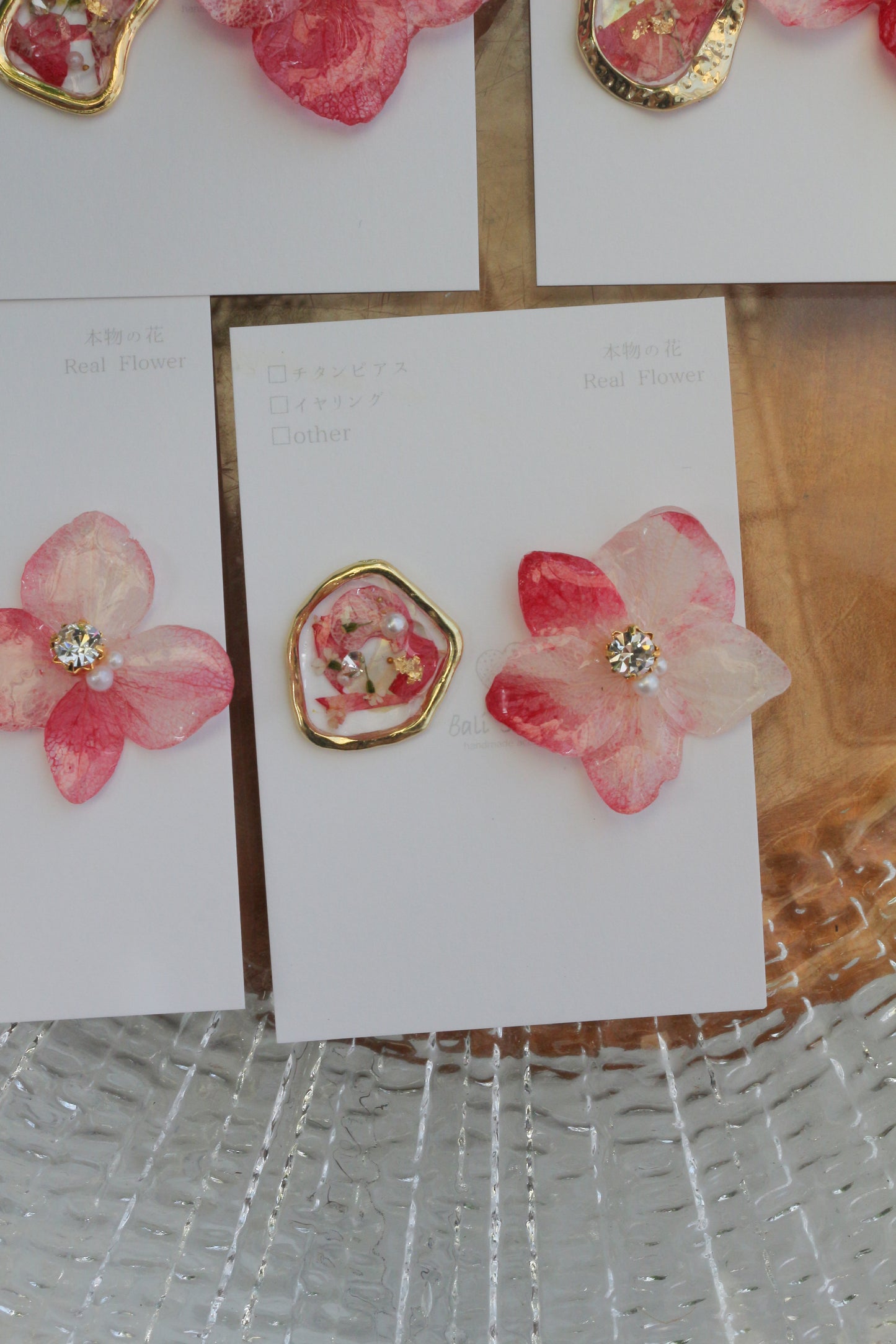 Hydrangea and Flower Medallion No.5 パーツ選べます。