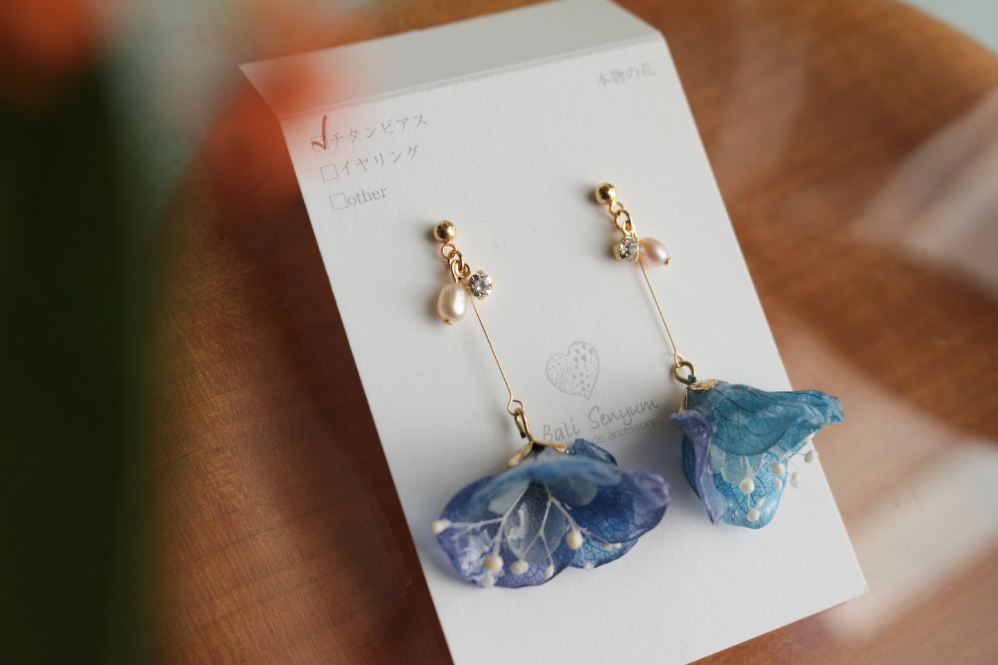 Flower Skirt Earrings - No.3 ピアスorイヤリング