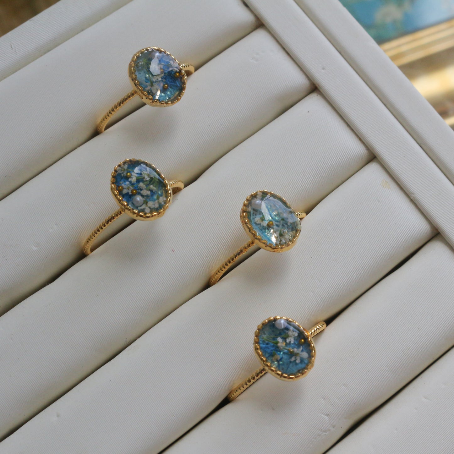 Gogh Almond Tree in Blossom Inspired Ring No.1 - アーモンドの花