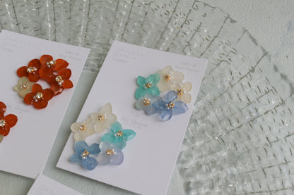 En Flower Earring 円と縁- ピアス or イヤリング　No.2