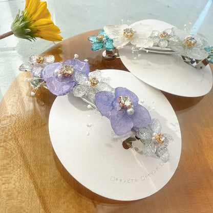 Hydrangea Hair Barrette No.14