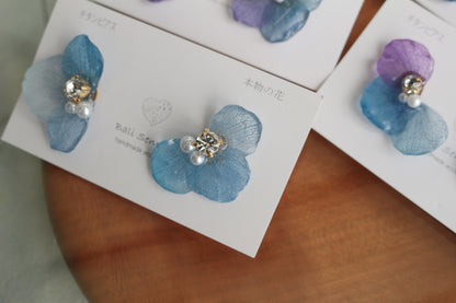 Hydrangea Wing No.134- Titanium Pierce(ピアス）