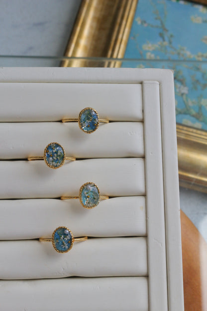 Gogh Almond Tree in Blossom Inspired Ring No.1 - アーモンドの花