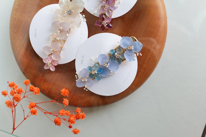 Hydrangea Big Hair-Clip No.3