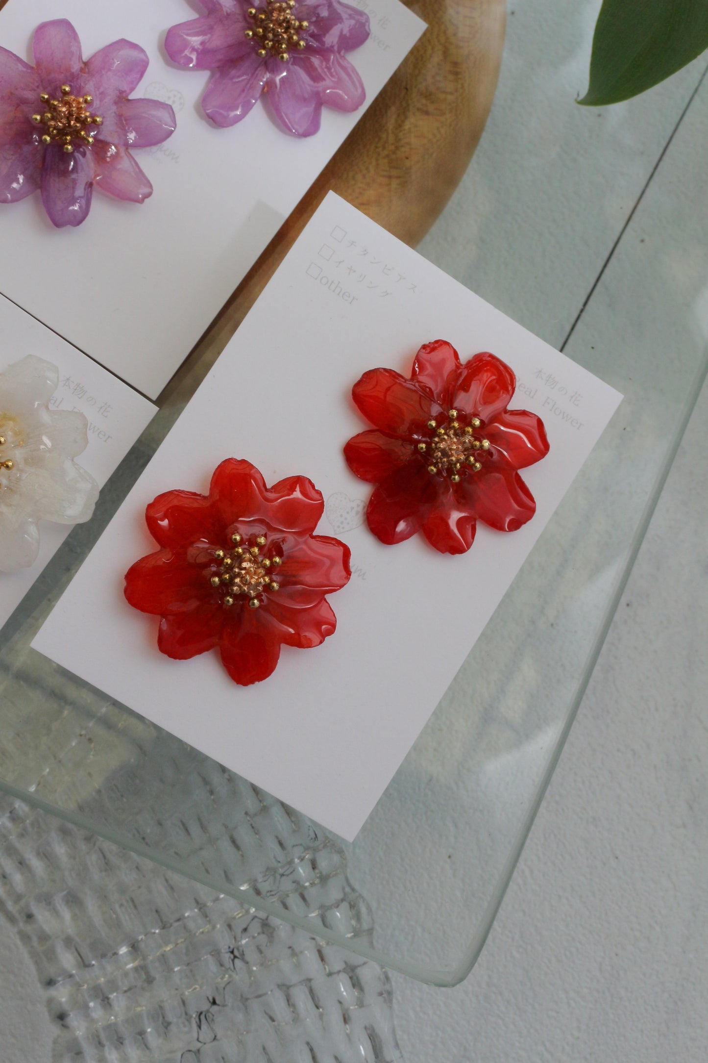Cosmos Earrings 2026  Clip-on イヤリング　No.2