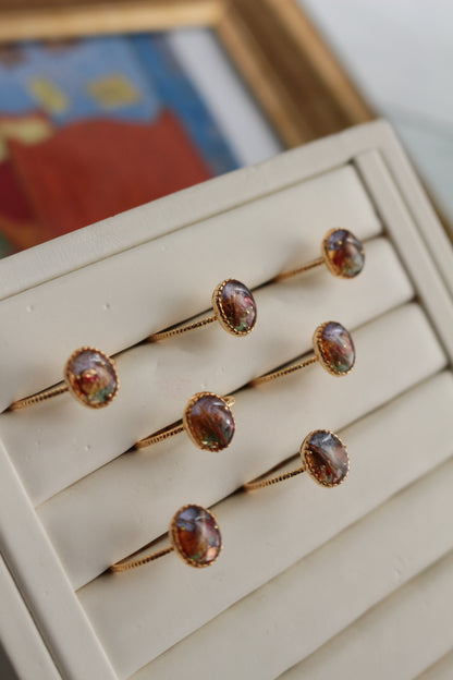 Gogh Inspired Ring No.1 - ゴッホの寝室