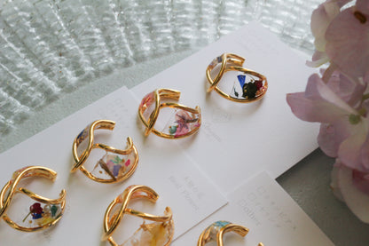Linked Droplet Ear Cuffs (Limited item) - No.1