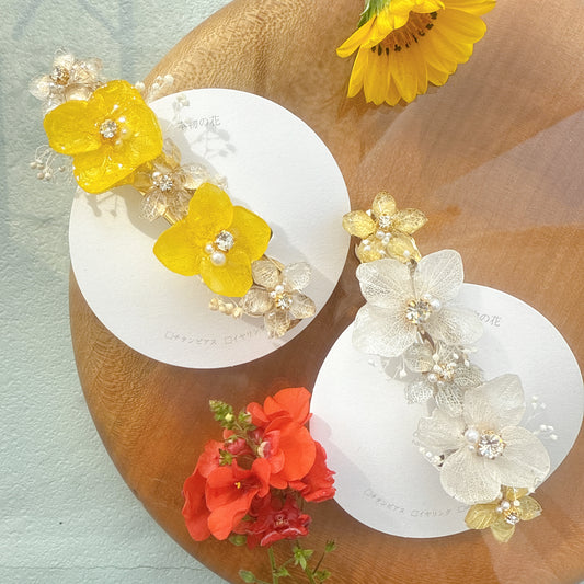 Hydrangea Hair Barrette No.15