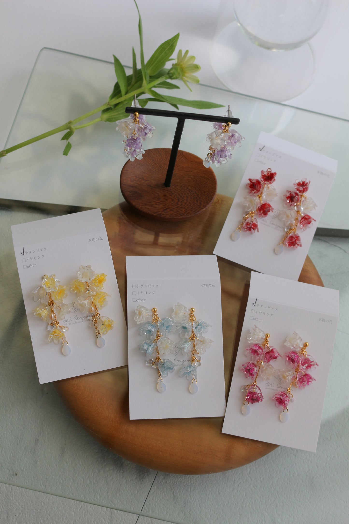 Clear Summer Earring Collection 2025 - No.3