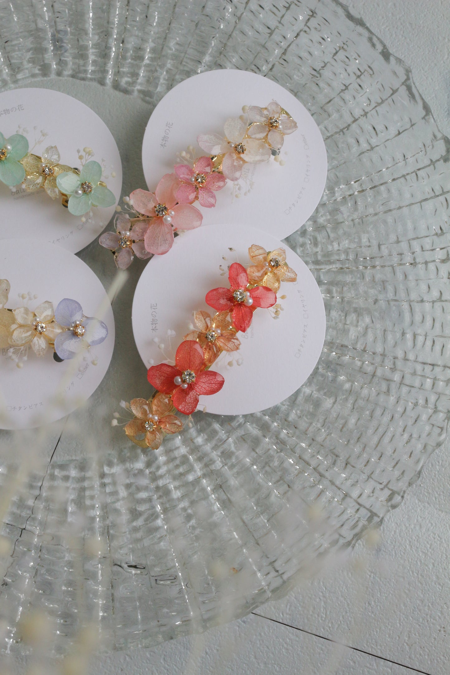 Hydrangea Hair Barrette No.47