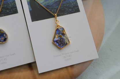 Gogh's The Starry Night Inspired Necklace - 星月夜