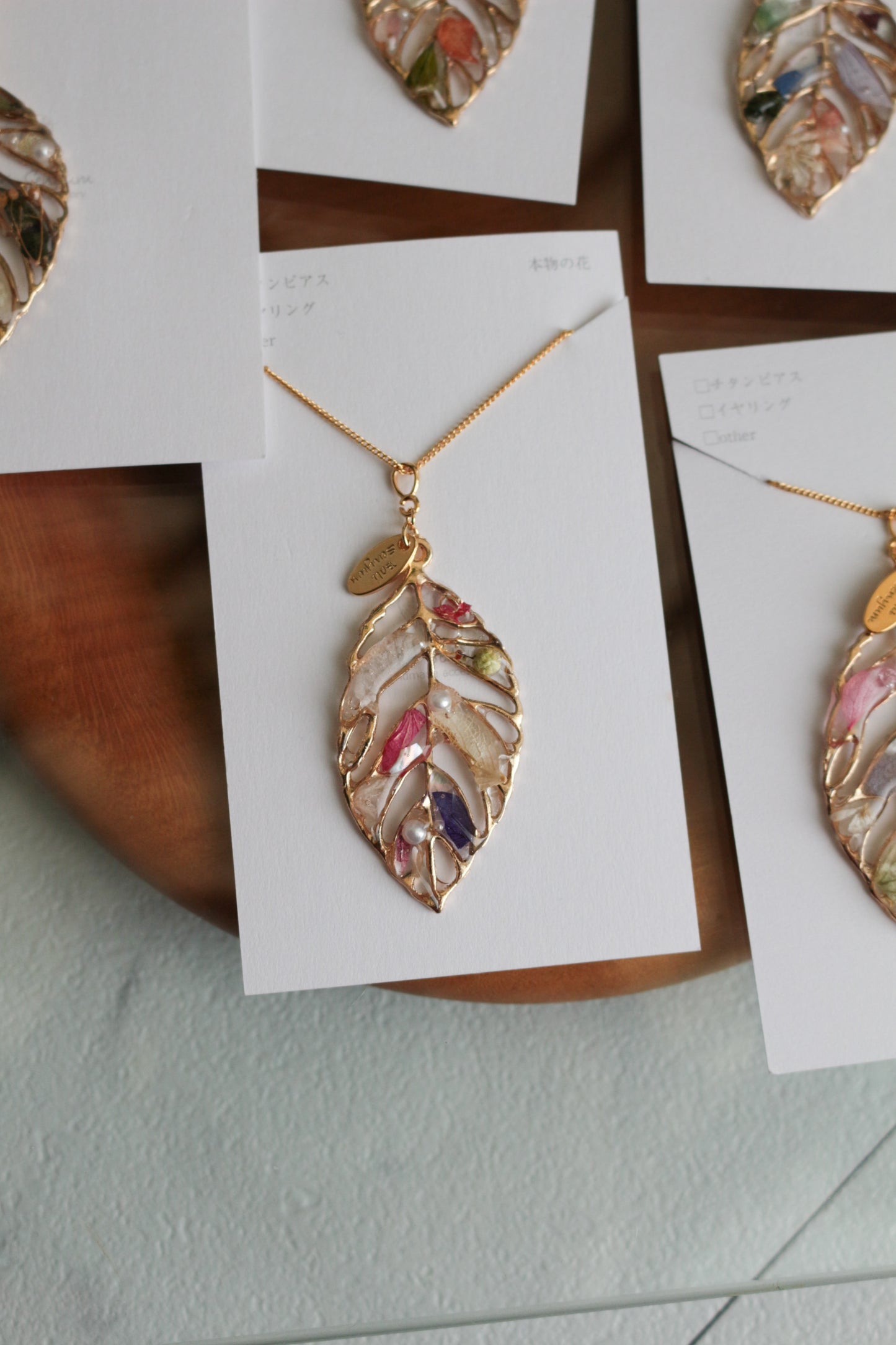 Leaf Necklace 60cm  No.14