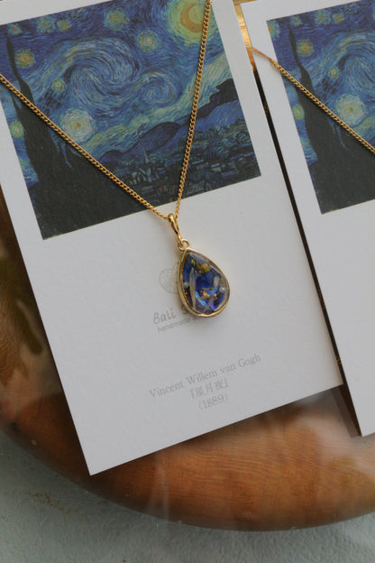 Gogh's The Starry Night Inspired Necklace - 星月夜