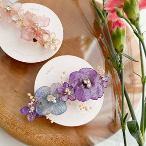 Hydrangea Hair Barrette No.20