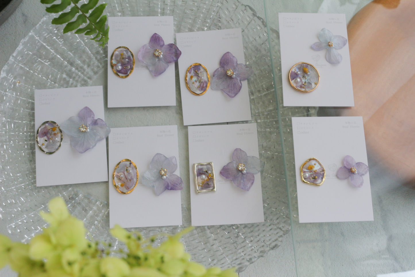 Hydrangea and Flower Medallion No.4 パーツ選べます。