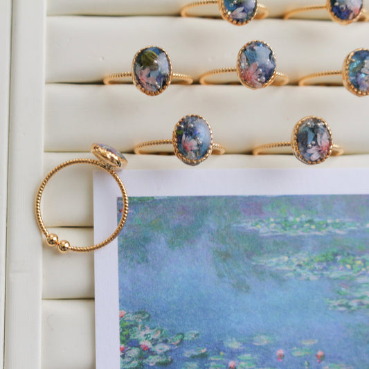 Monet Water Lilies Ring No.1