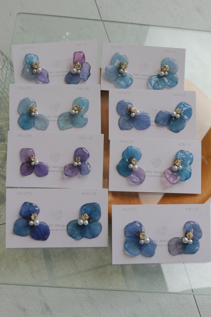 Hydrangea Wing No.145- Titanium Pierce(ピアス）