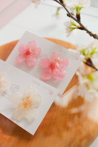 Natural Shape Someiyoshino Sakura Earrings #S004