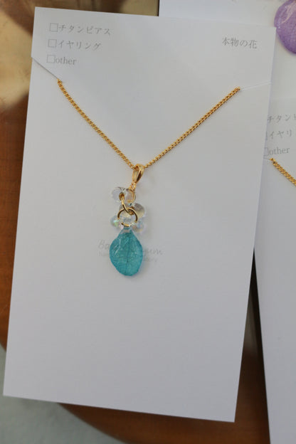 Hydrangea TSUBU Necklace 40cm  No.1