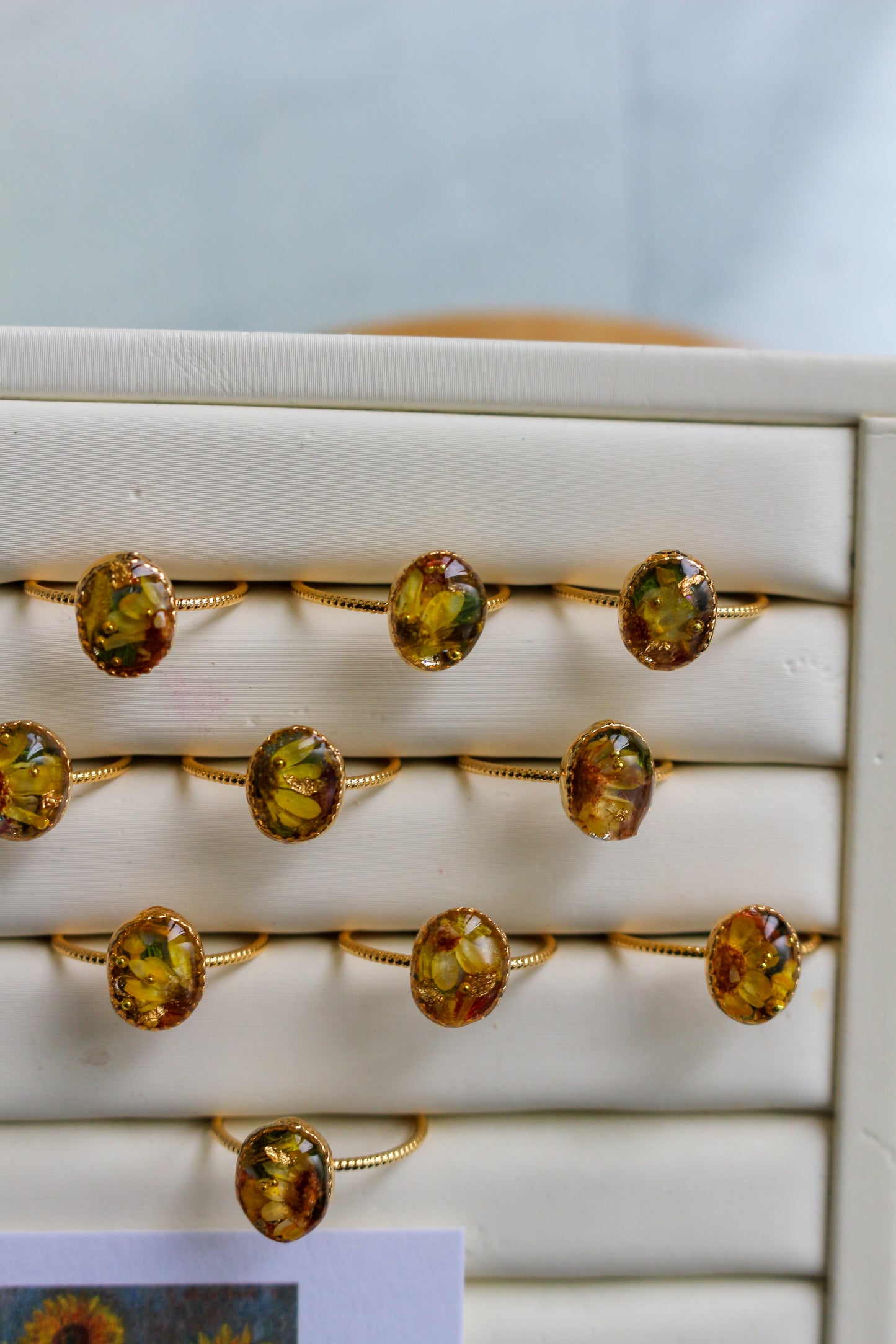 Claude Monet's Sunflowers Ring No.1 - ひまわり