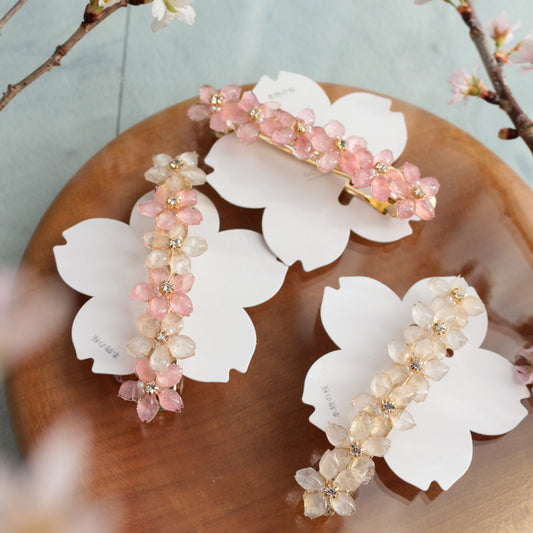 Six Someiyoshino Sakura Hair Barrette #S038