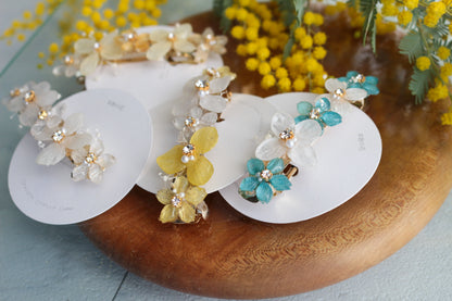 Hydrangea Hair Barrette No.45