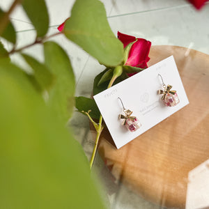 Christmas Gift Earring - White  Christmas #24