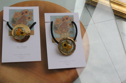 Gogh's Inspired Hair tie - ひまわり