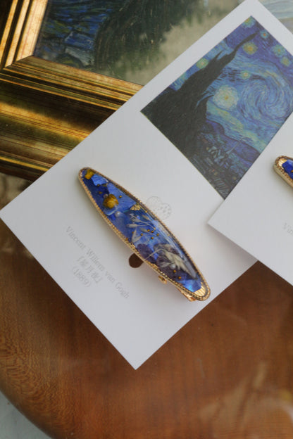 Gogh's Inspired Hair Clip - 星月夜