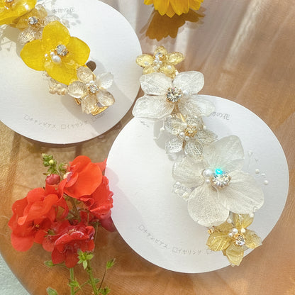 Hydrangea Hair Barrette No.15