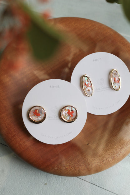 金木犀 Osmanthus Earring No.1