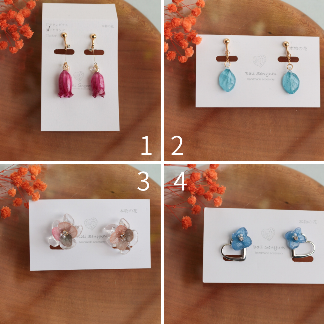 Limited Item Fes Earrings -イヤリング  Clip-On No.1〜4