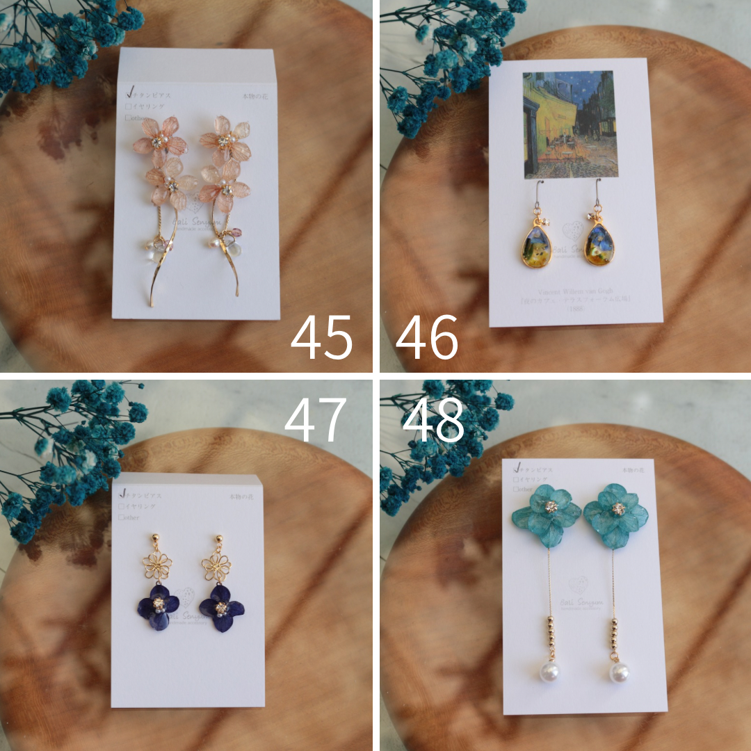 Limited Item Fes Earrings - チタンピアス Titanium Pierce  No.45〜48