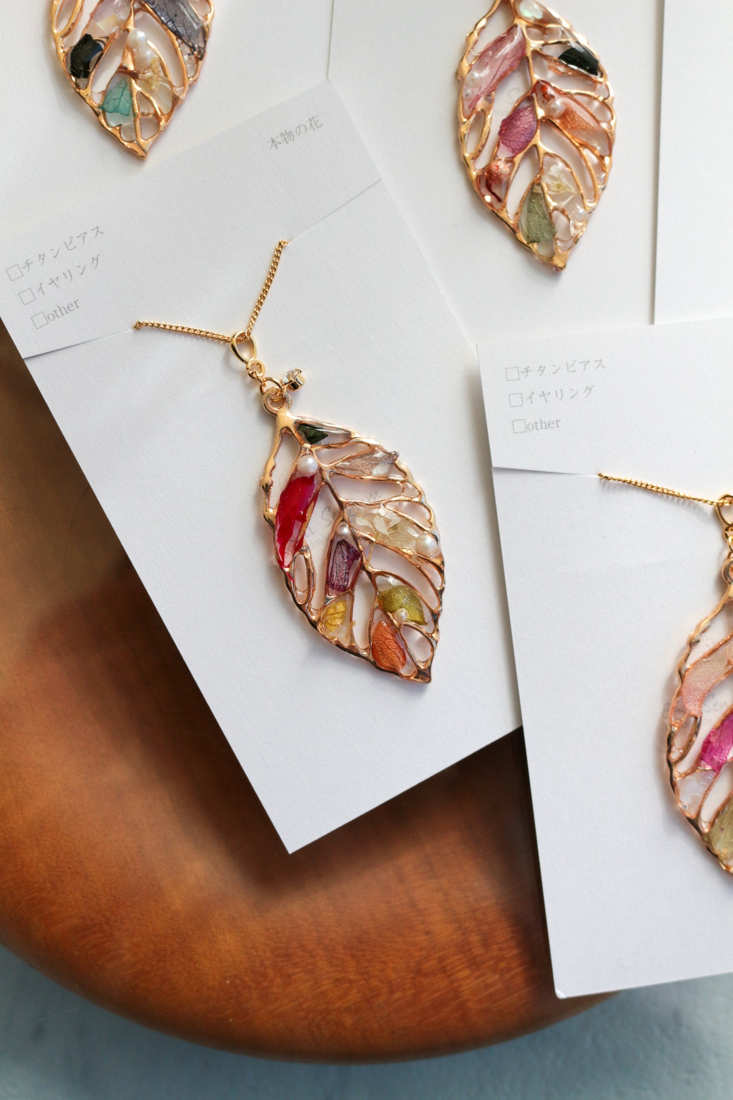 Leaf Necklace 60cm  No.15