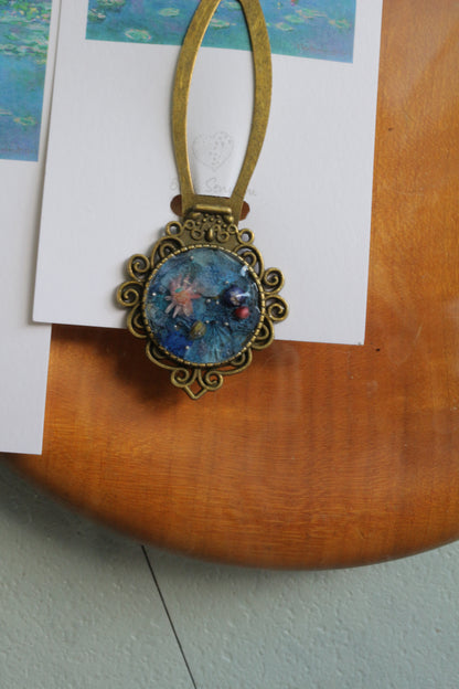Monet Inspired Flower Book Mark No.1 睡蓮