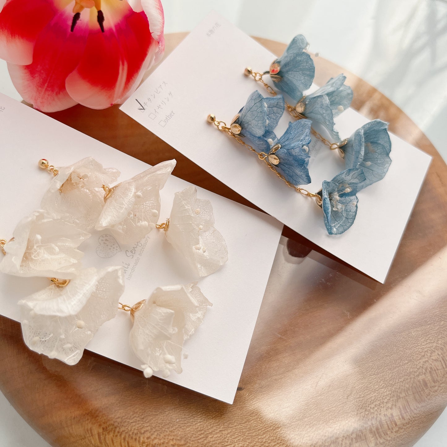 "Hanayome" Collection Earring No.42 パーツ選べます