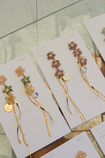 Oshikatsu Hydrangea Earrings No.3 ピアスorイヤリング