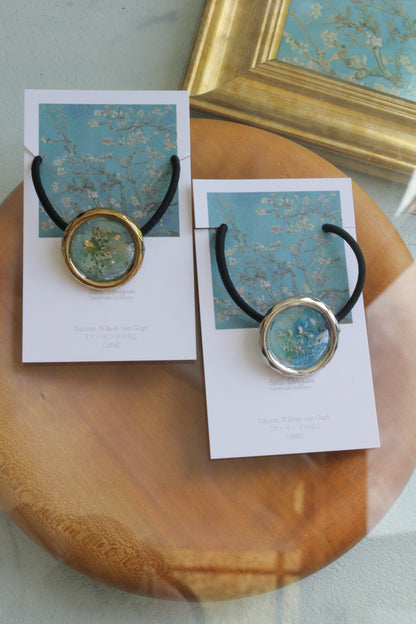 Gogh's Inspired Hair tie - アーモンドの花