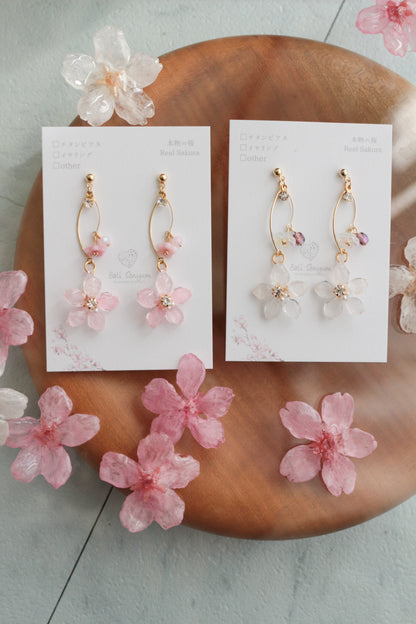 Someiyoshino Sakura Hanami Earrings