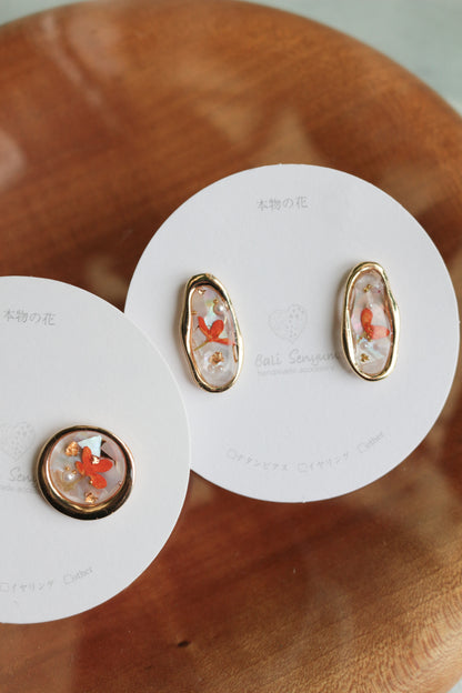 金木犀 Osmanthus Earring No.1