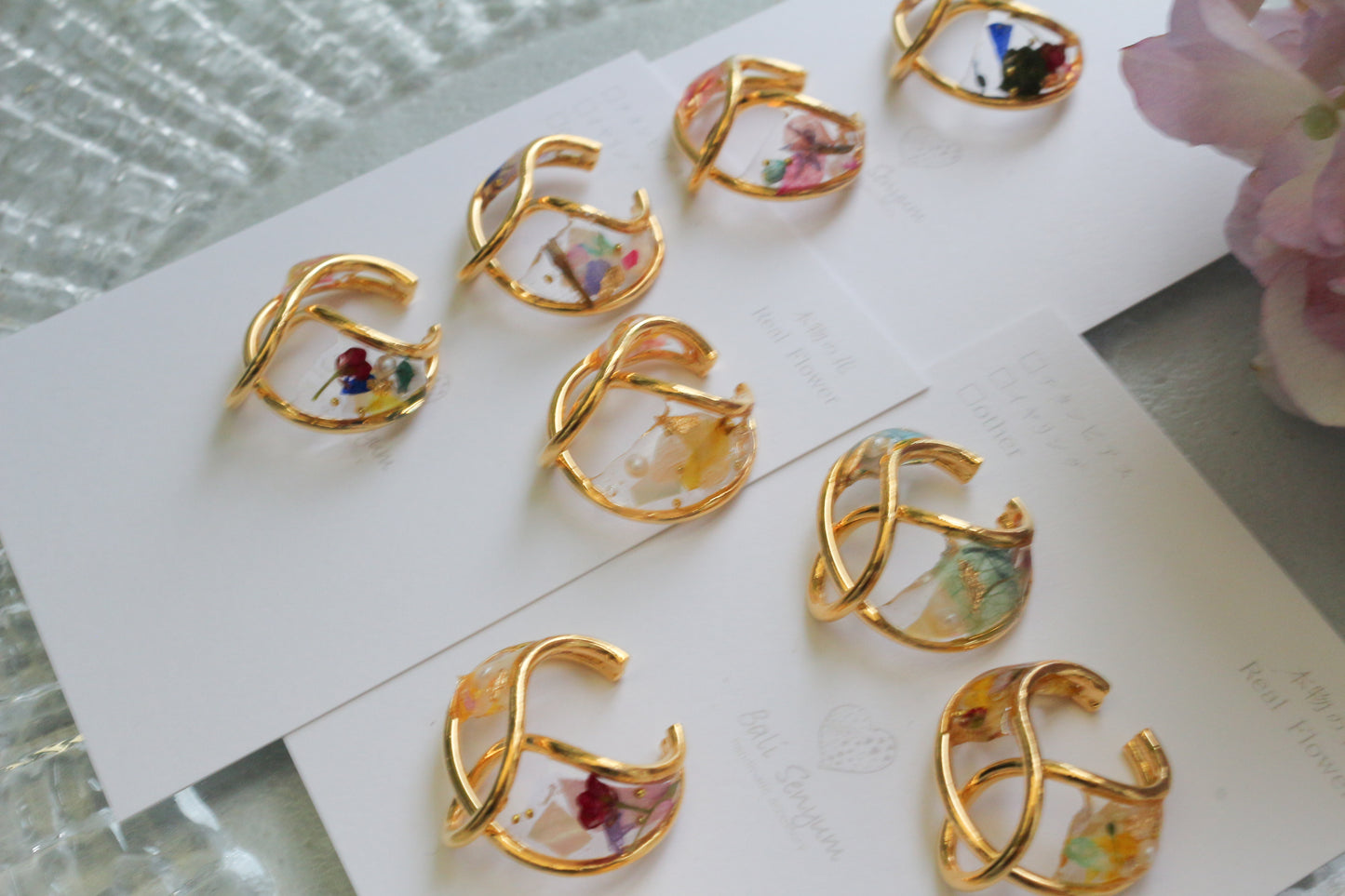 Linked Droplet Ear Cuffs (Limited item) - No.1