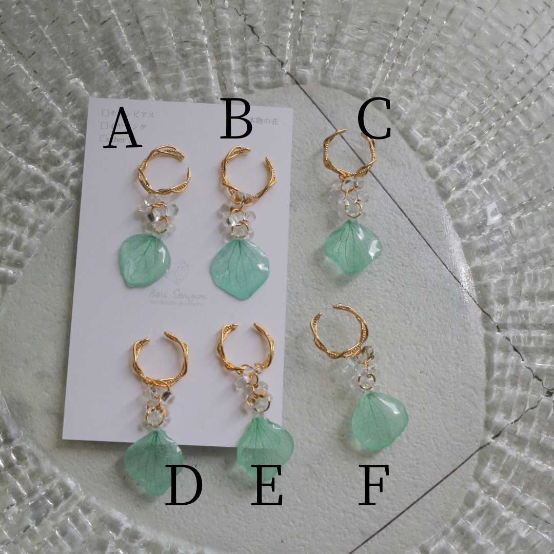 Floral Tsubu Ear-cuff - No.2